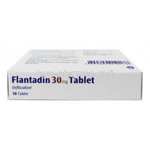 Flantadin, Deflazacort 30mg box bottom