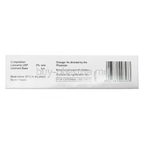 Xylocaine Ointment, Lidocaine 5% 50g composition