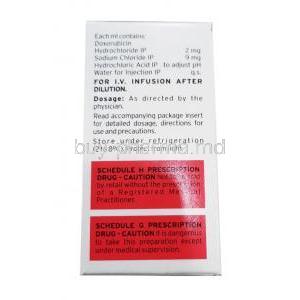 Adrim Injection, Doxorubicin 50mg composition