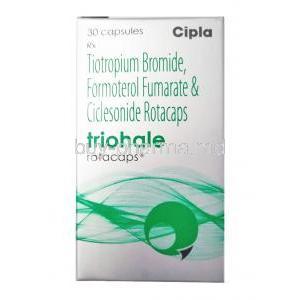 Triohale Rotacap, Ciclesonide, Formoterol and Tiotropium 30 caps box