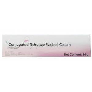 Premarin Vaginal Cream, Conjugated Estrogens 0.625mg 14g box