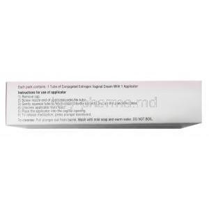 Premarin Vaginal Cream, Conjugated Estrogens 0.625mg 14g instructions for use