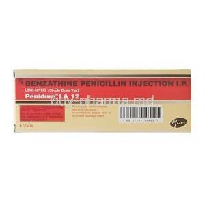 enidure LA Injection, Benzathine Penicillin 12 box back and vial