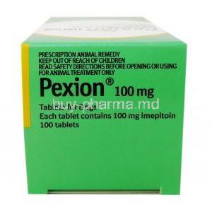Pexion, Imepitoin 100mg  box top