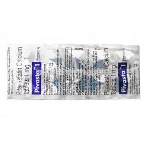 Pivasta, Pitavastatin 1 mg tabs