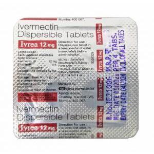 Ivrea, Ivermectin 12 mg tablet back