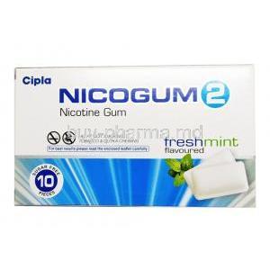 Nocogum, Nicotine 2mg  box