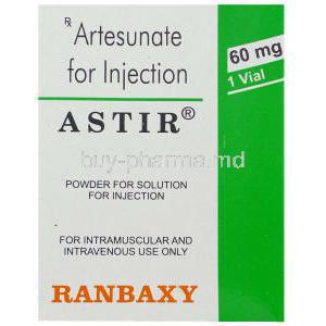 Astir, Generic Falcigo,  Artesunate Injection Box
