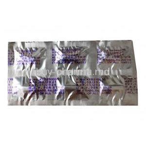 Trenaxa MF, Tranexamic Acid and Mefenamic Acid tablet back