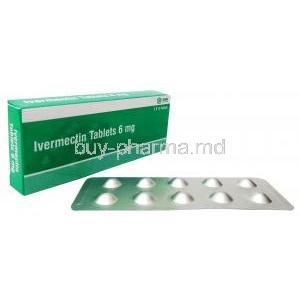 Ivermectin (Sava), Stromectol, 6mg, SAVA Healthcare Limited, box and blister pack front presentation