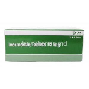Ivermectin(Sava), Ivermectin 12mg 100 tabs, SAVA Healthcare Limited, Box