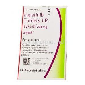 Tykerb, Lapatinib 250mg from Novartis