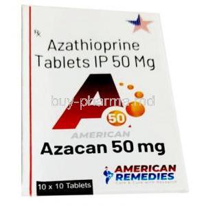 Azacan 50mg, Azathioprine, 50mg, Tablet, Box