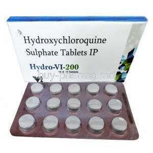Hydro-VI 200, Hydroxychloroquine 200mg, Tablet, VEA Impex, Box, Blisterpack