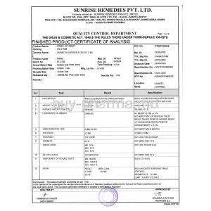 Ivimec 12, Ivermectin 12mg,Certificate of Analysis-1