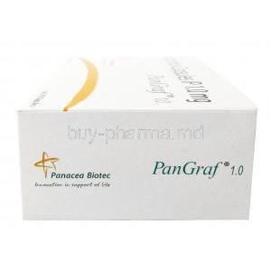 Pangraf, Tacrolimus 1mg, 60caps, Panacea Biotec Pharma, Box side view-2