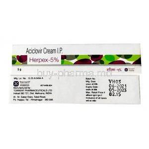 Herpex Cream, Acyclovir