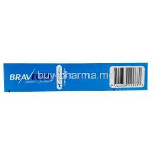 Bravecto Chewable, Fluralaner 1000mg,for Large Dogs (20kg-40kg),1tablet, MSD Animal Healthcare,Box side view-2