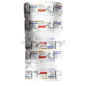 Clopizen, Clopidogrel 75mg, Elder Pharmaceuticals Ltd, Blisterpack information