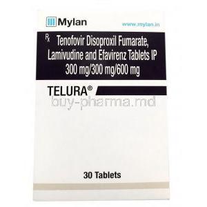 Telura, Lamivudine/ Tenofovir Disoproxil Fumarate/ Efavirenz