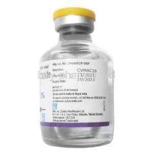 Xylocaine Injection,Lignocaine 2%, 30ml, Zydus Cadila, bottle information, Mfg date, Exp date