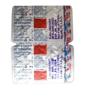 Lasilactone, Furosemide 20mg/ Spironolactone 50mg, Sanofi India,  Blisterpack information