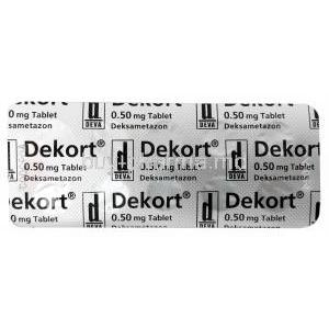 Dekort, Dexamethasone 0.5mg, Deva Holdings, Blisterpack information