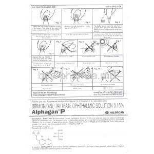 Alphagan P, Brimonidine Eyedrop Information Sheet 1