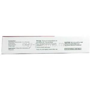 Texifen Cream, Terbinafine 1% w/w, 10g, Leeford Healthcare Ltd, Box information, Composition, Storage, Caution