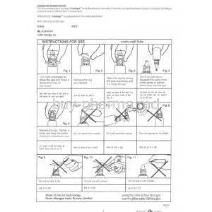 Combigan, Brimonidine Tartrate/ Timolol Maleate Information Sheet 4