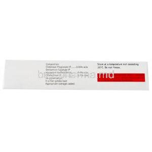 Clobetamil G Cream,Clobetasol 0.05% w/w/ Gentamicin 0.1% w/w, cream 25g, Merck, Box information, Storage