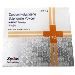 K-Bind Powder, Calcium Polystyrene Sulphonate