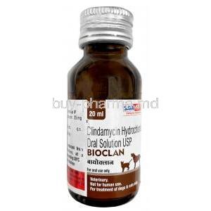Bioclan Oral Solution for Dog and Cat, Clindamycin 25mg, Oral Solution 20ml, Sava Vet, Bottle