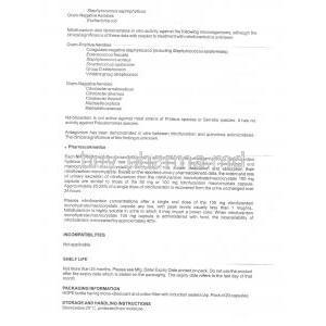 Niftran, Generic Macrobid, Nitrofurantoin 100mg Information Sheet 7