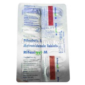 Rifaxigyl-M, Rifaximin/ Metronidazole