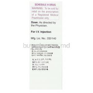 Ceforth, Generic Cefrom,  Cefpirome Injection Warning