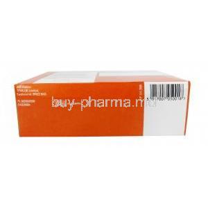 Teva Fluvastatin, Fluvastatin 40mg, Teva, Box top view