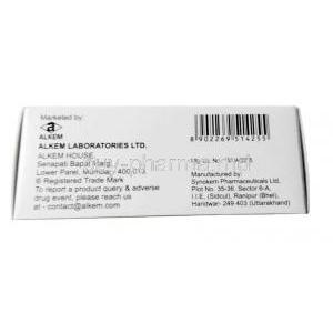 Tofe, Tofacitinib 5mg, Alkem Laboratories, Box information, Manufacturer