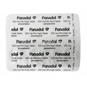 Panadol Regular, Paracetamol 500mg, GSK, Blisterpack information