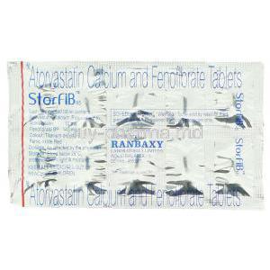 Storfib,  Atorvastatin/ Fenofibrate Packing