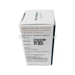 Cytalon 100, Cytarabine 100 mg per 1mL, Injection 1mL, Celon, Box information,Mfg date, Exp date
