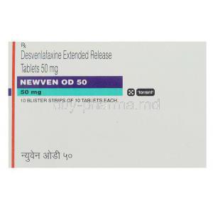 Newven OD, Generic Pristiq, Desvenlafaxine Box