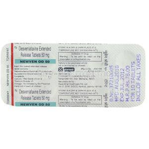 Newven OD, Generic Pristiq, Desvenlafaxine TabletPackaging