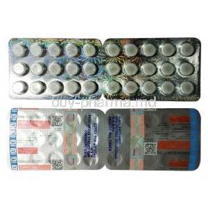 Udiliv 150, Ursodesoxycholic Acid 150mg, Abbott India, Blisterpack front and back view