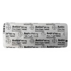 Avelox, Moxifloxacin 400mg, Bayer,  Blisterpack information