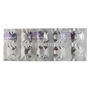 Telmigen H, Telmisartan 40mg/ Hydrochlorothiazide 12.5mg, Troikaa Pharmaceuticals Ltd, Sheet back view