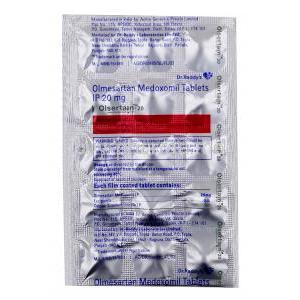 Olsertain 20, Olmesertan 20mg, Dr Reddy's Laboratories Ltd, sheet