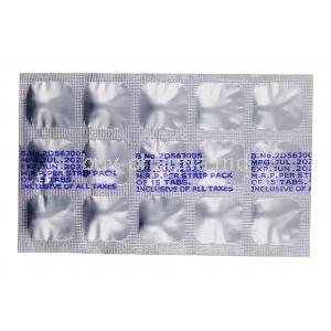 Veloz, Rabeprazole 20mg, 15tablets, Torrent Pharma, sheet information, Mfg date, Exp date