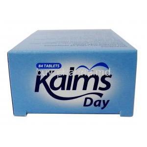 Kalms Day,Valerian Root Extract 33.75mg, G R Lanes, Box top view