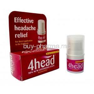 4head  Headache & Migraine Relief cutaneous stick